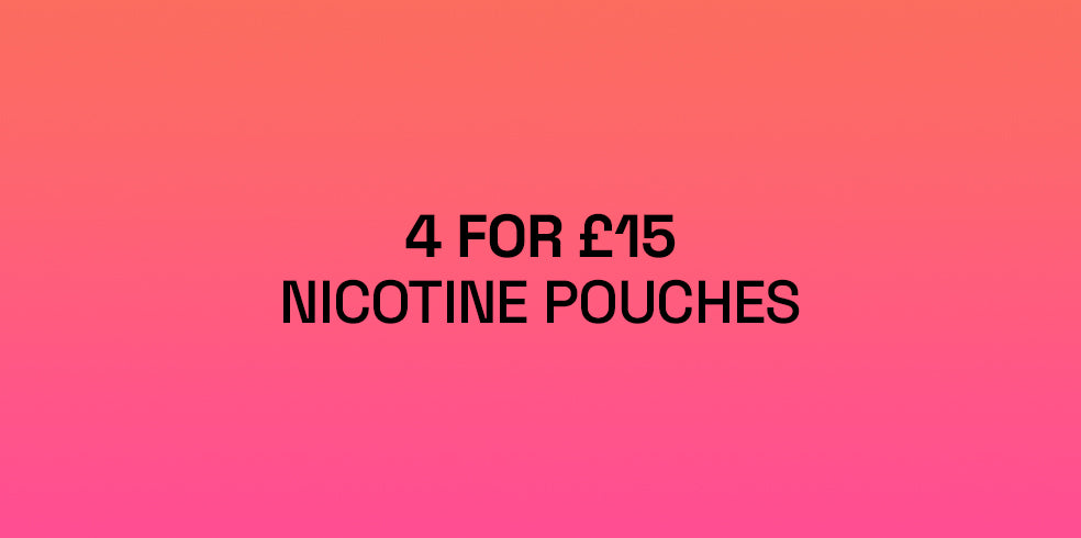 4 For £15 On Nicotine Pouches