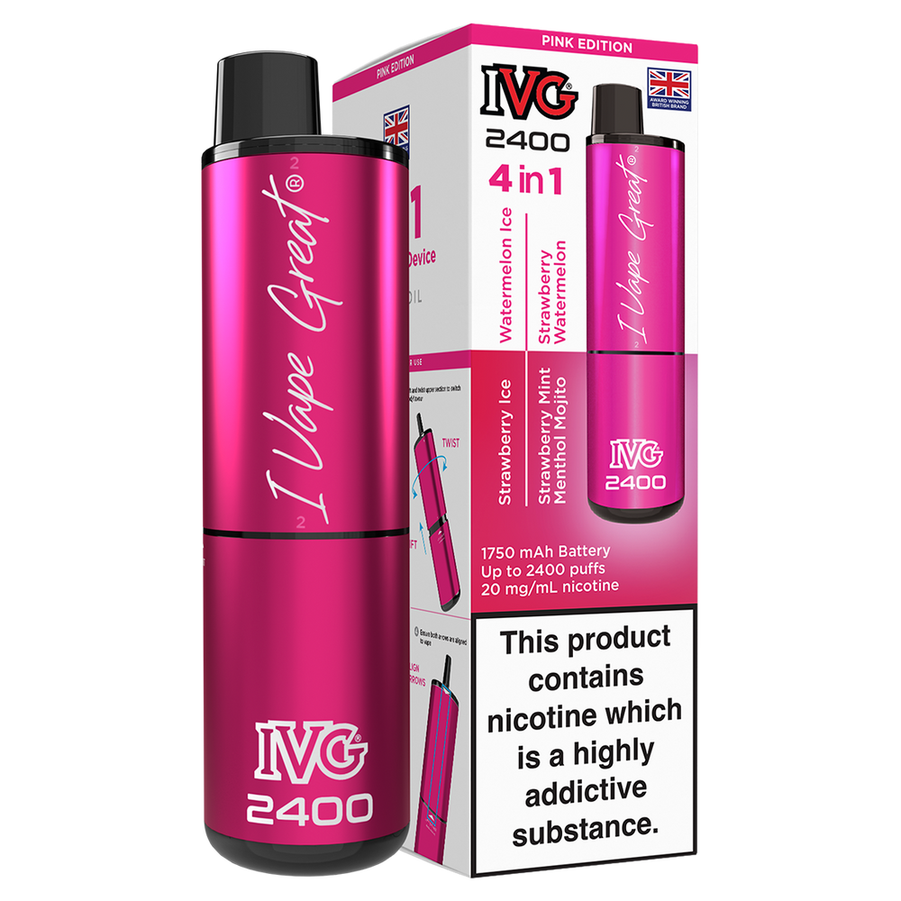 Pink Edition IVG 2400 Disposable Device