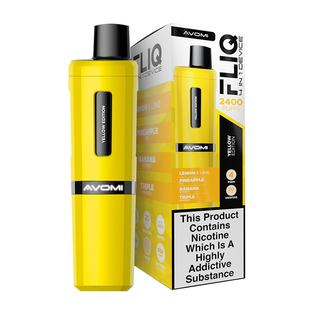 Yellow Edition Avomi Fliq 4in1 Vape Kit