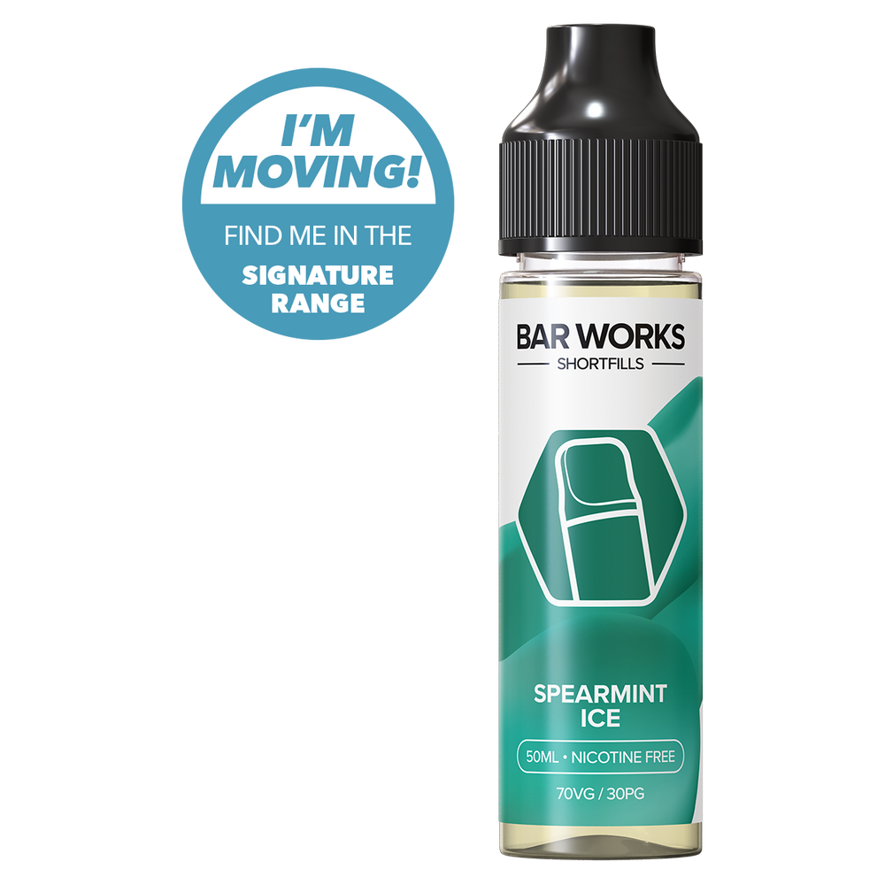 Spearmint Ice Shortfill by Bar Works - 50ml