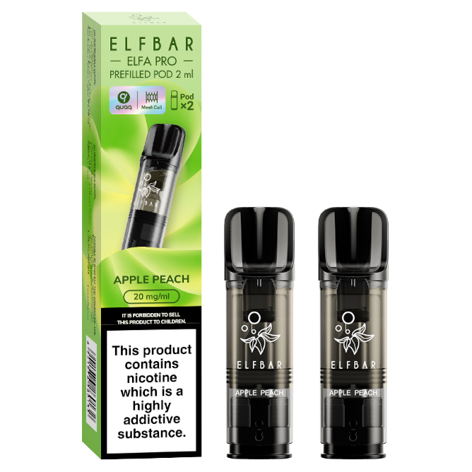 Apple Peach Elf Bar Elfa Pro Pods