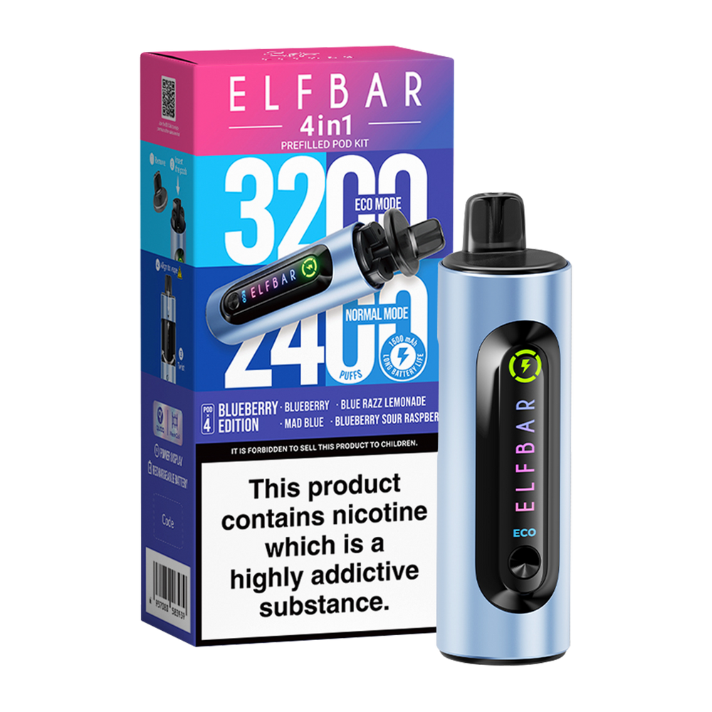 Blueberry Edition Elfbar 4in1 Vape Kit