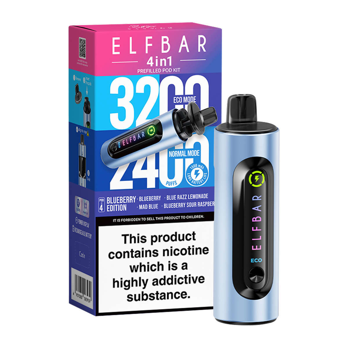 Blueberry Edition Elfbar 4in1 Vape Kit – Vape Shop