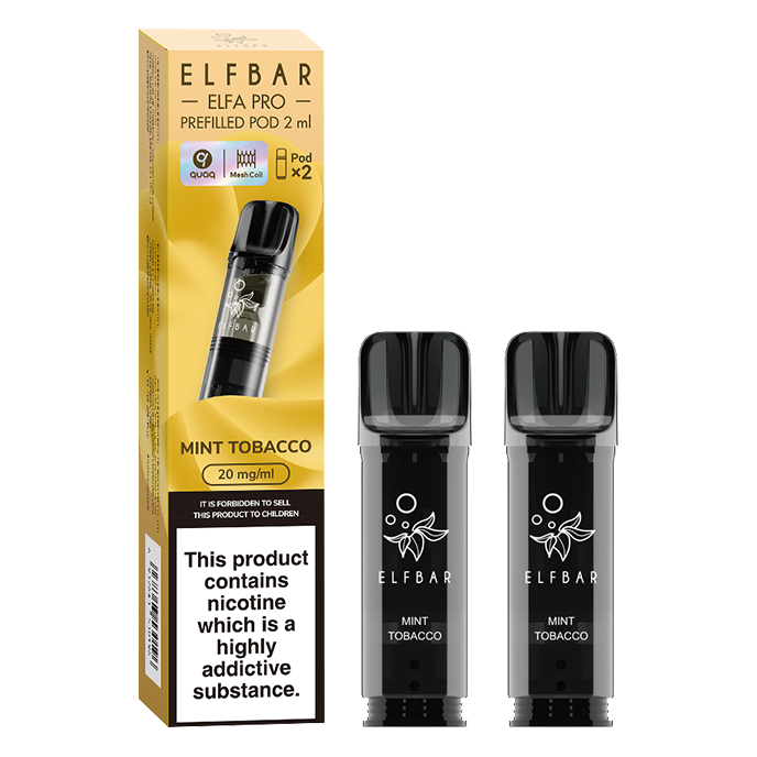 Mint Tobacco Elfbar Elfa Pro Pods