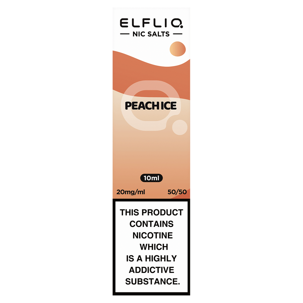 Peach Ice Elfliq Nic Salt by Elf Bar - 10ml