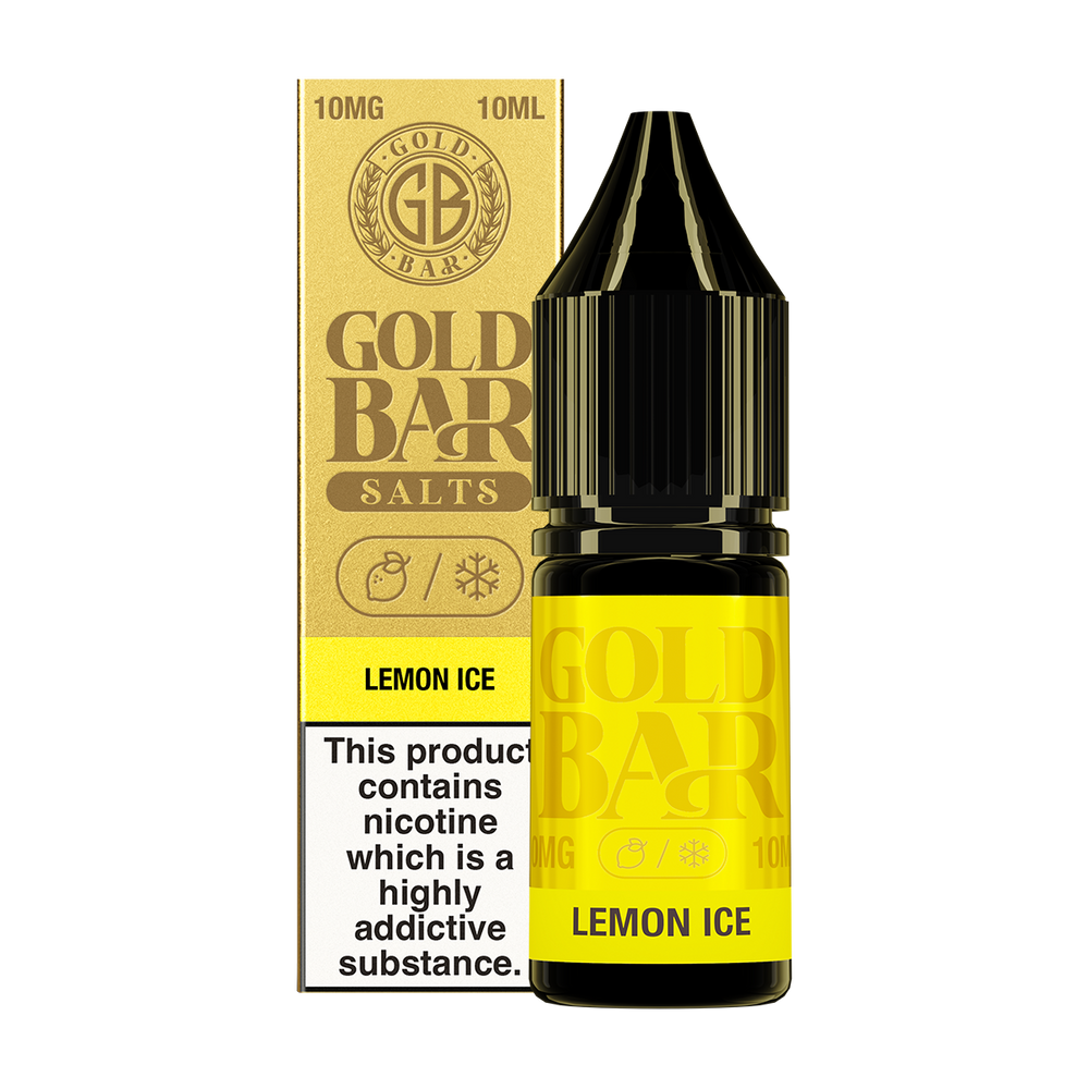 Lemon Ice Nic Salt by Gold Bar 10ml 10mg