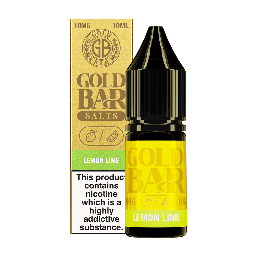 Lemon Lime Nic Salt by Gold Bar 10ml 10mg