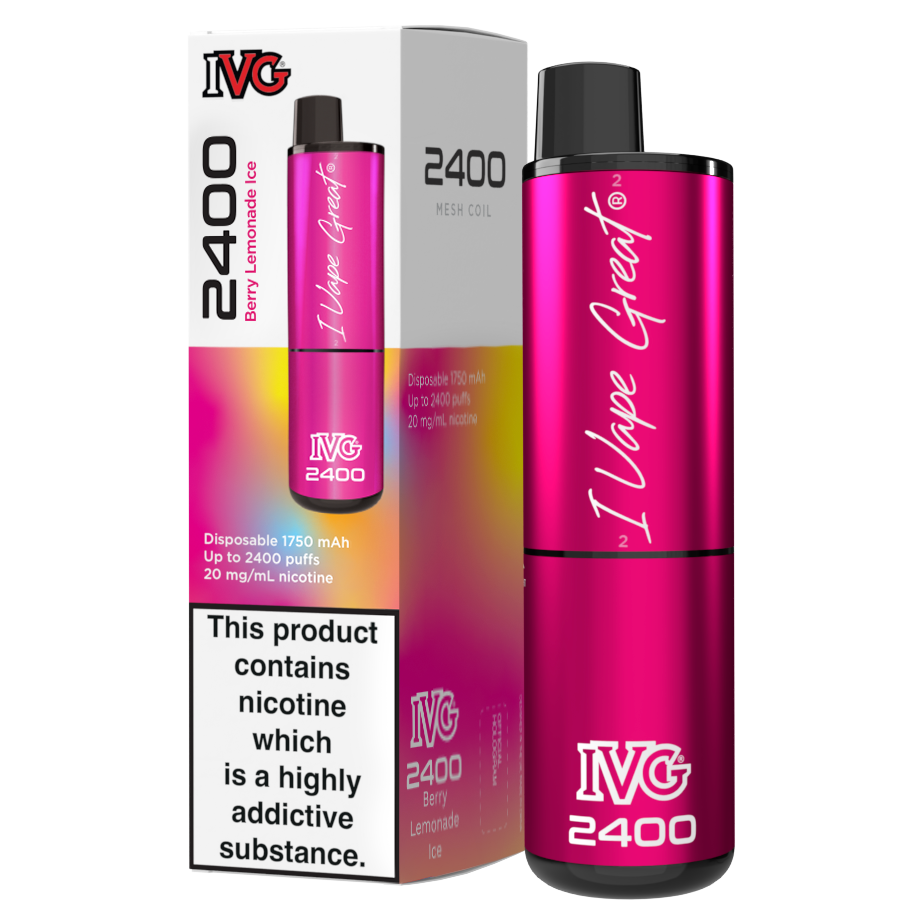 Berry Lemonade Ice IVG 2400 Disposable Vape