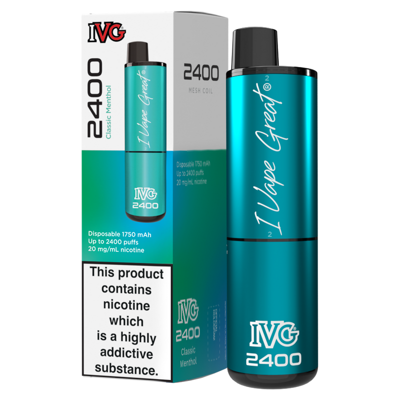 Classic Menthol IVG 2400 Disposable Vape