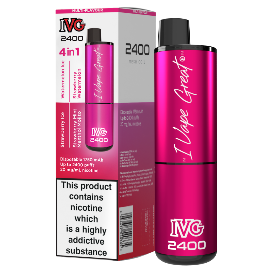 Pink Edition IVG 2400 Disposable Device