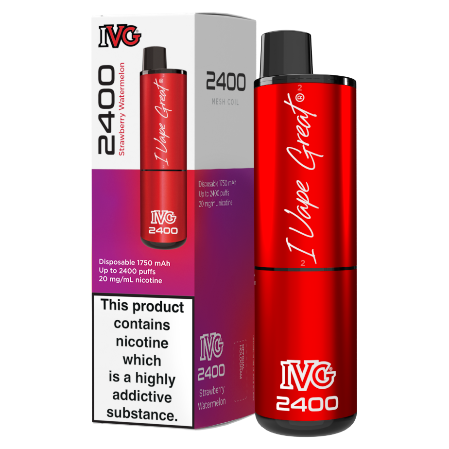 Strawberry Watermelon IVG 2400 Disposable Vape