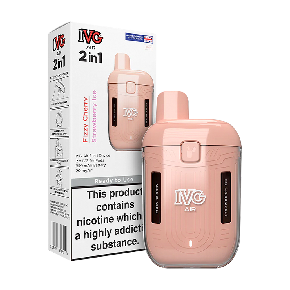 Pink Edition IVG Air 2 in 1 Vape Kit