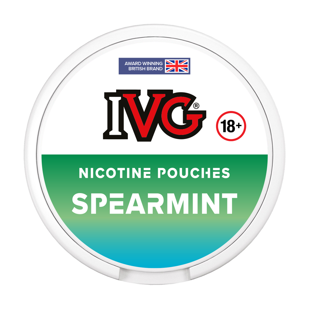 Spearmint IVG Nicotine Pouches Spearmint