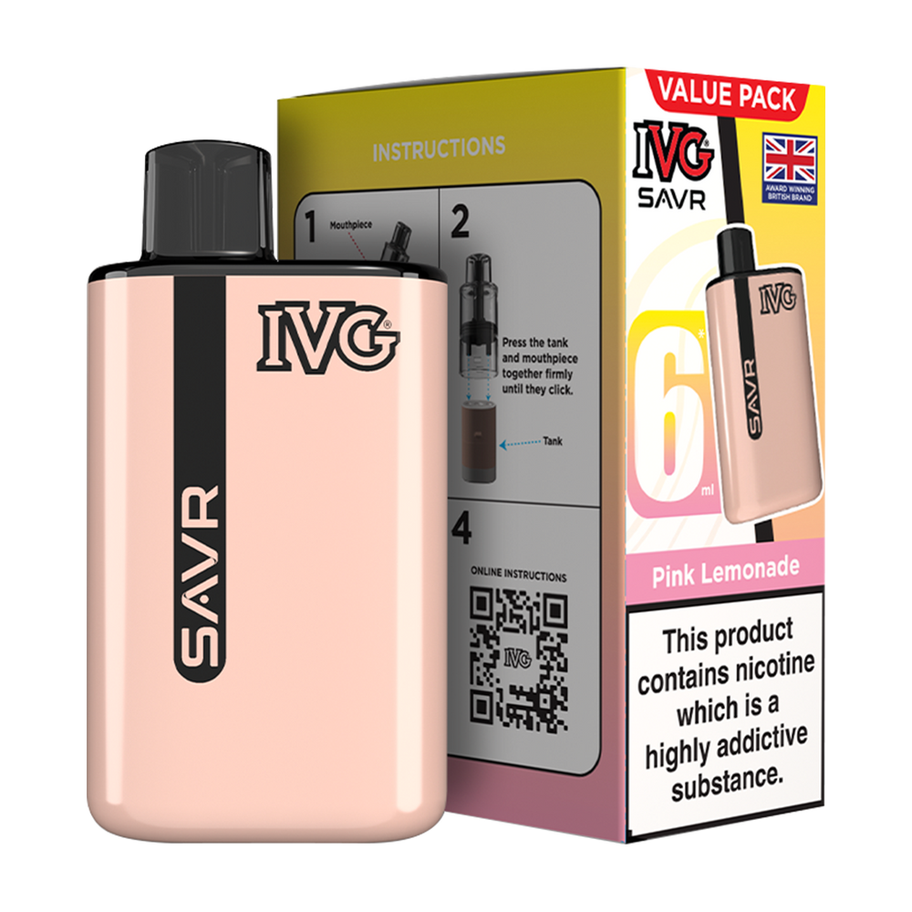 IVG SAVR Vape Kit Piunk Lemonade 6ml