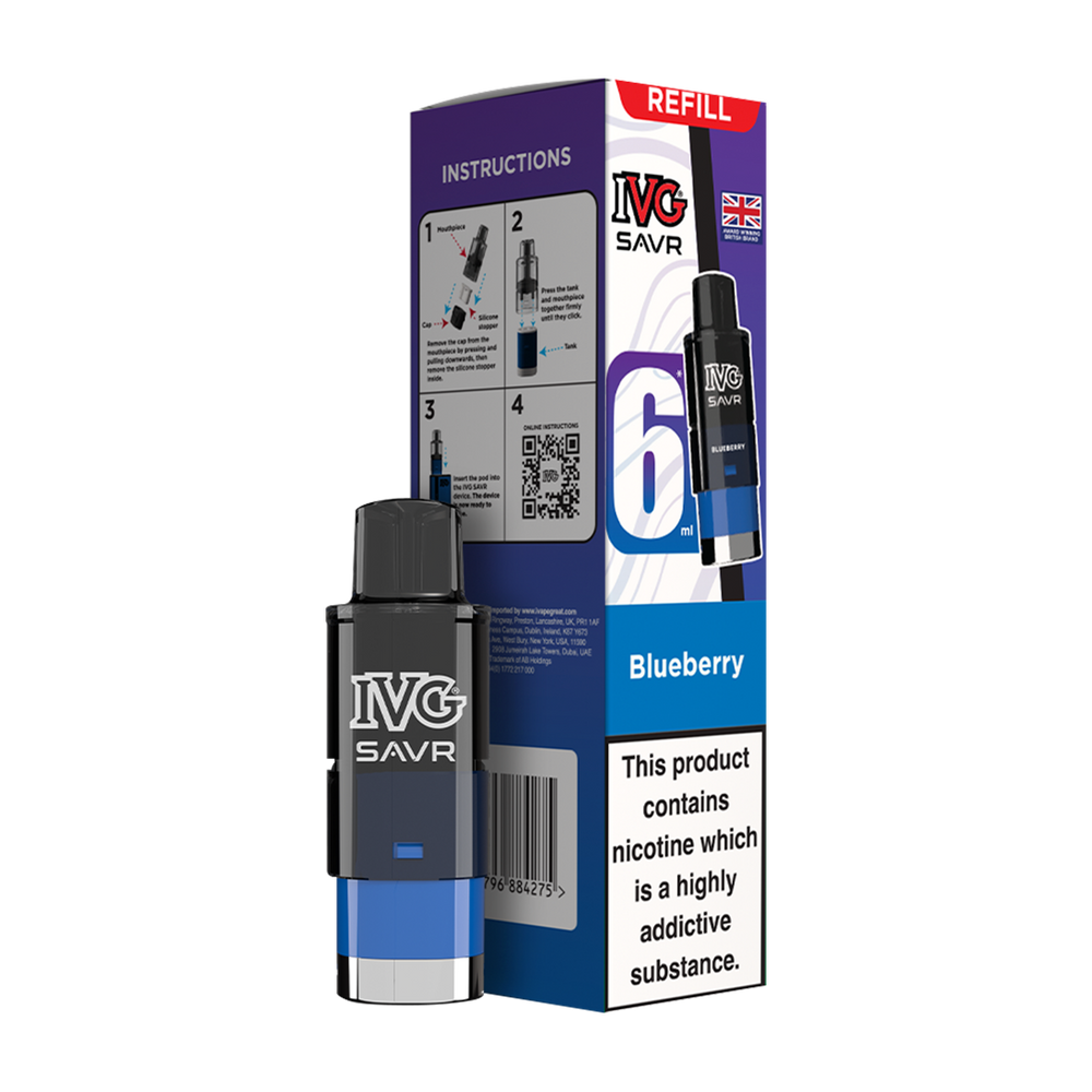 ivg savr refill box blueberry