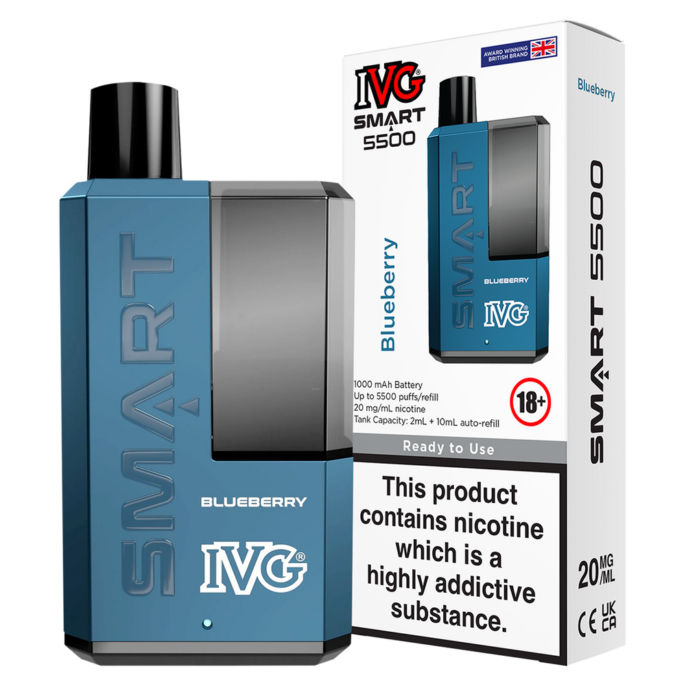 Blueberry IVG Smart 5500 Big Puff Vape Kit