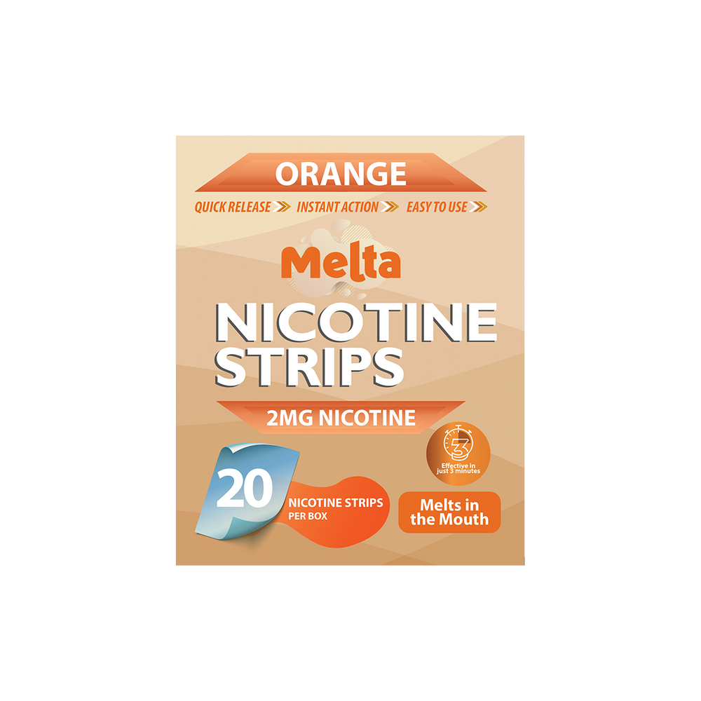 Orange Melta Nicotine Strips