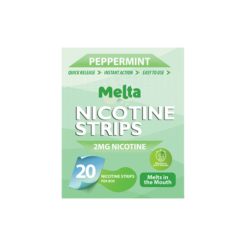 Peppermint Melta Nicotine Strips