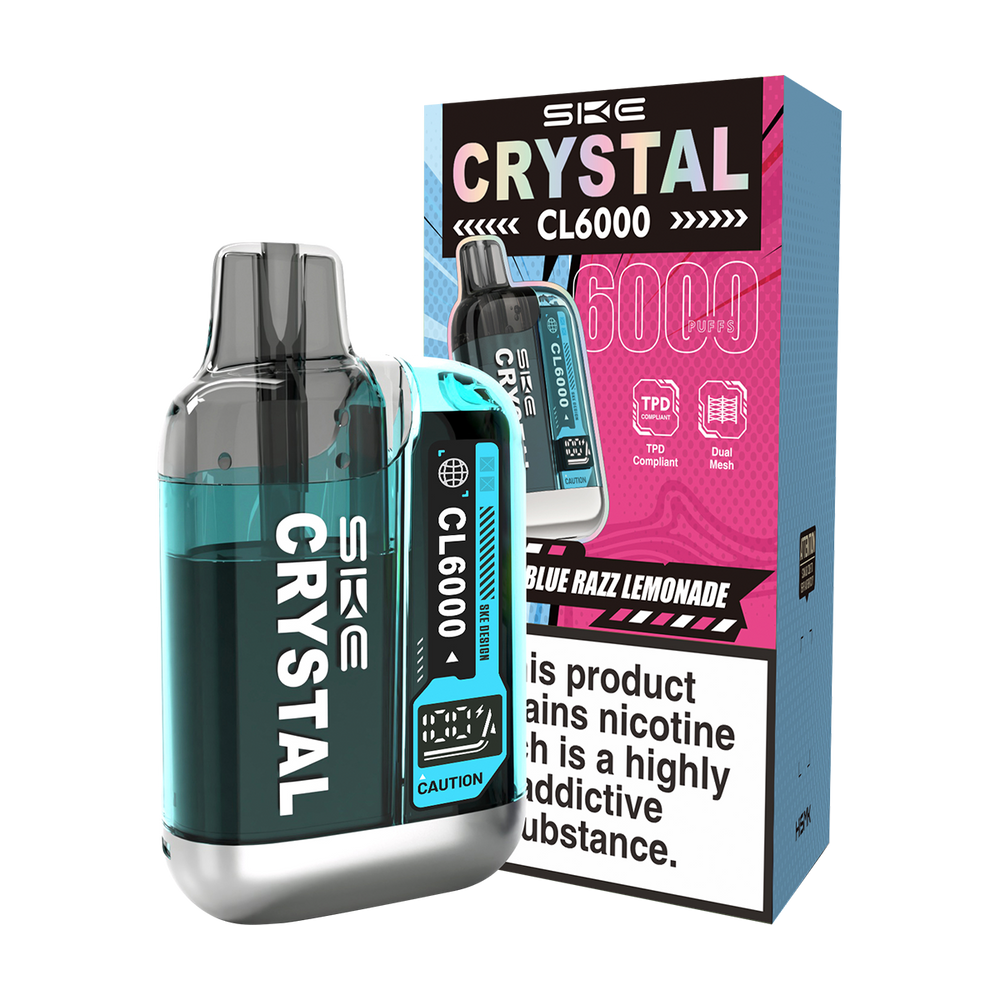 Blue Razz Lemonade SKE Crystal CL6000 Big Puff Vape