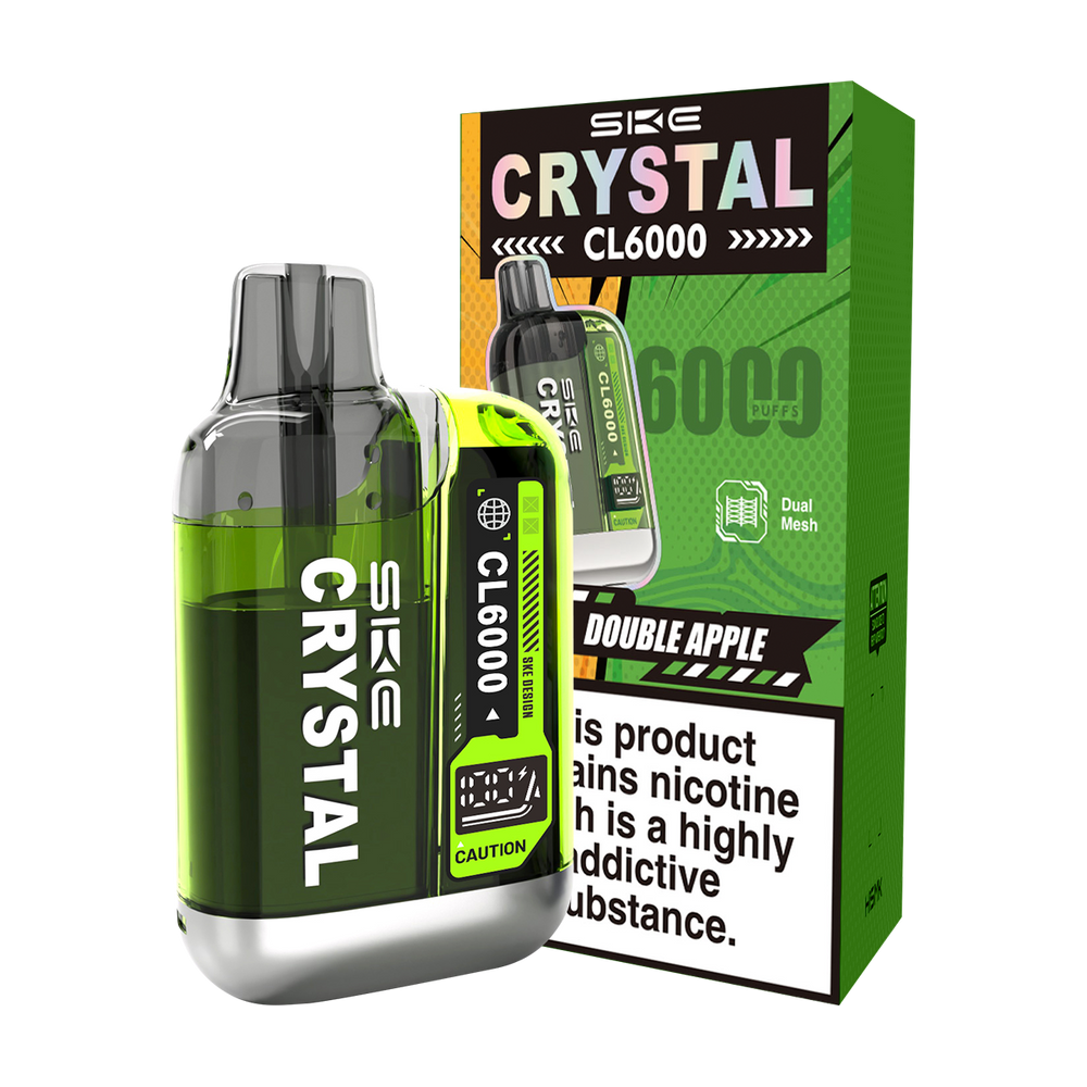 SKE Crystal CL6000 Big Puff Vape Double Apple