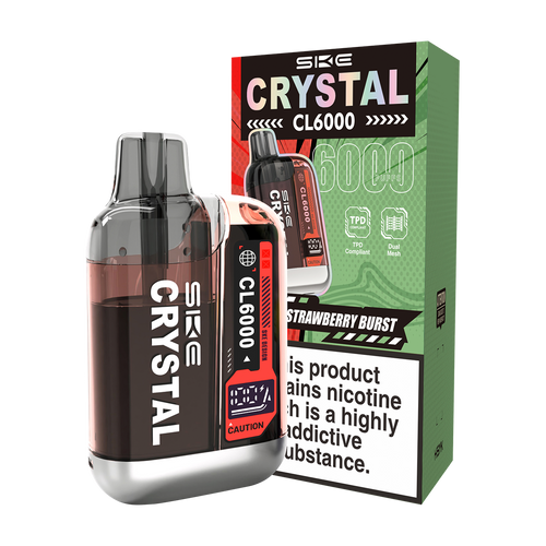 Strawberry Burst SKE Crystal CL6000 Big Puff Vape