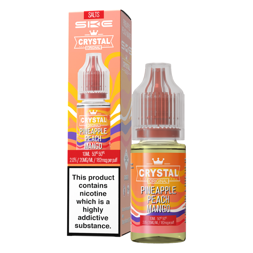 Pineapple Peach Mango Nic Salt by SKE Crystal 10ml 20mg