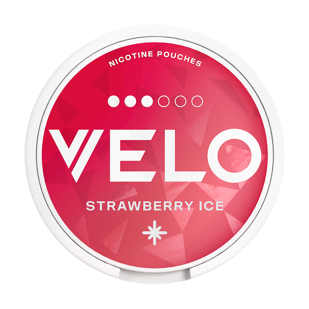 Strawberry Ice Velo Mini Nicotine Pouches 10mg