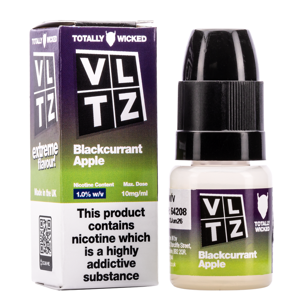 vltz eliquid apple blackcurrant nic salt vltz