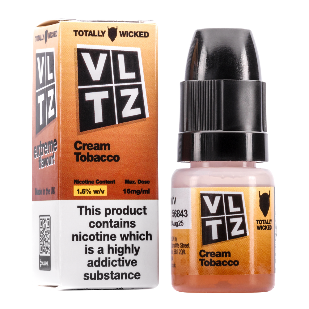 vltz eliquid cream tobacco nic salt vltz