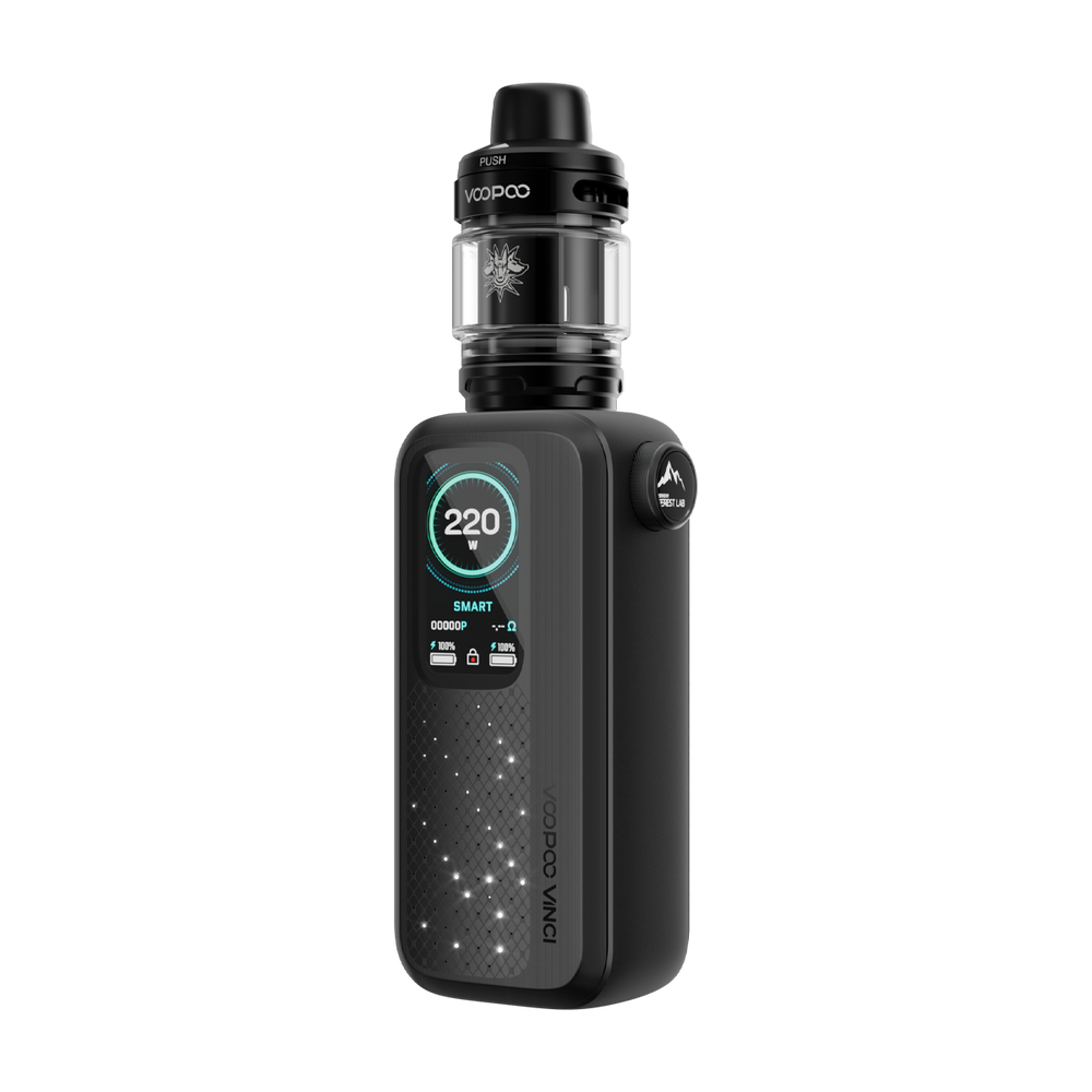 voopoo spark 220 vape kit midnight black