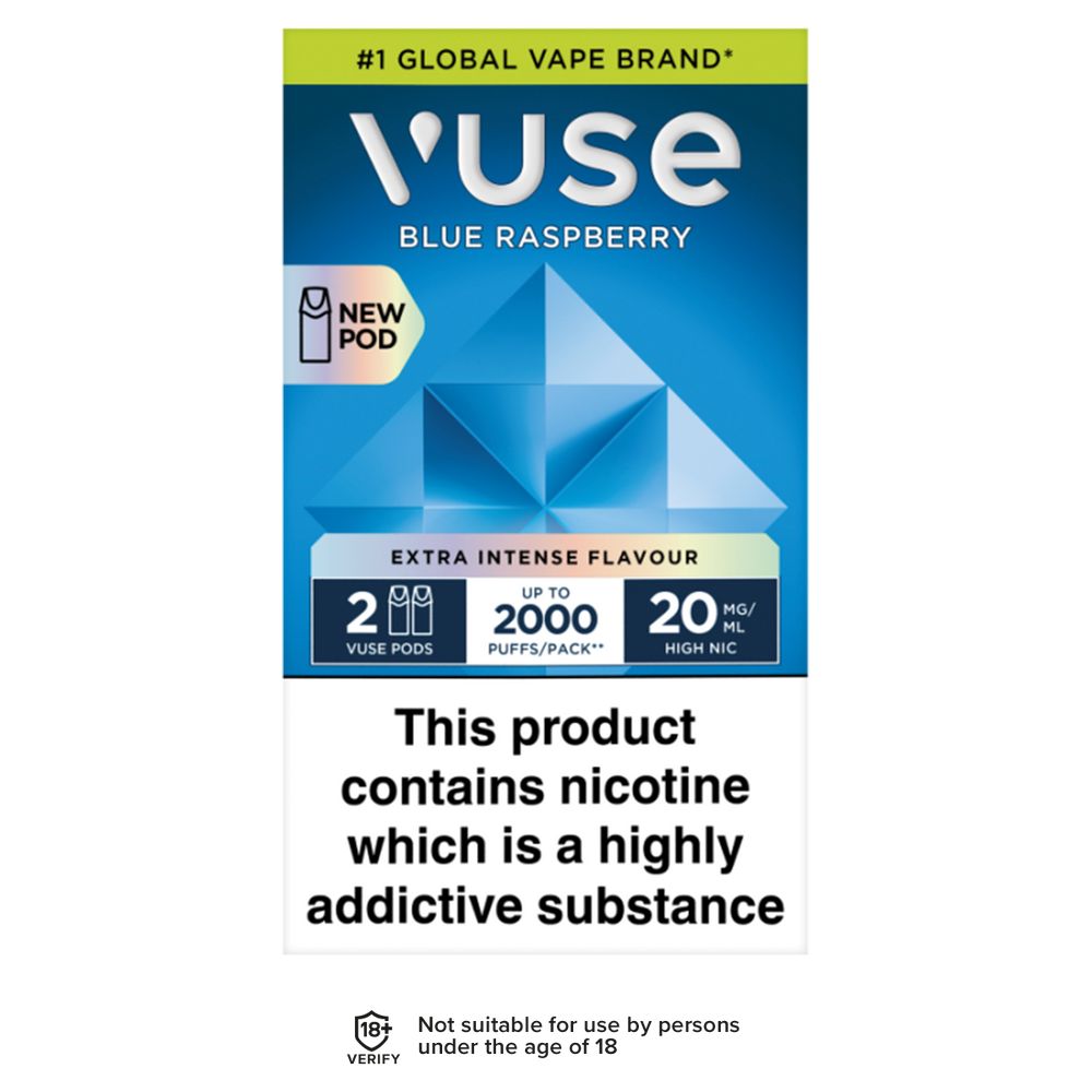 Blue Raspberry Vuse Pro Pods 20mg