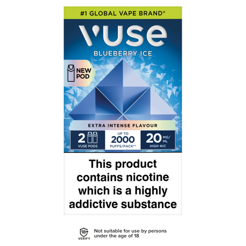 Blueberry Ice Vuse Pro Pods 20mg