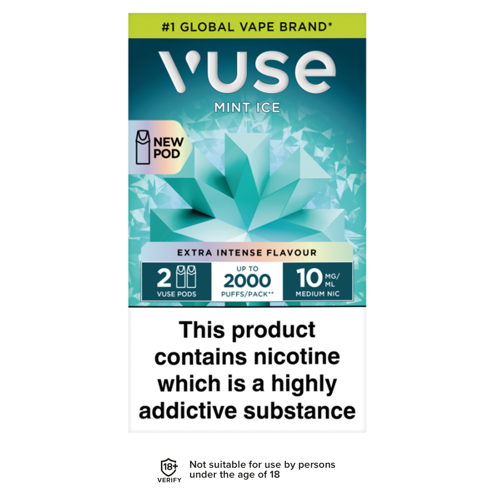 Mint Ice Vuse Pro Pods 10mg