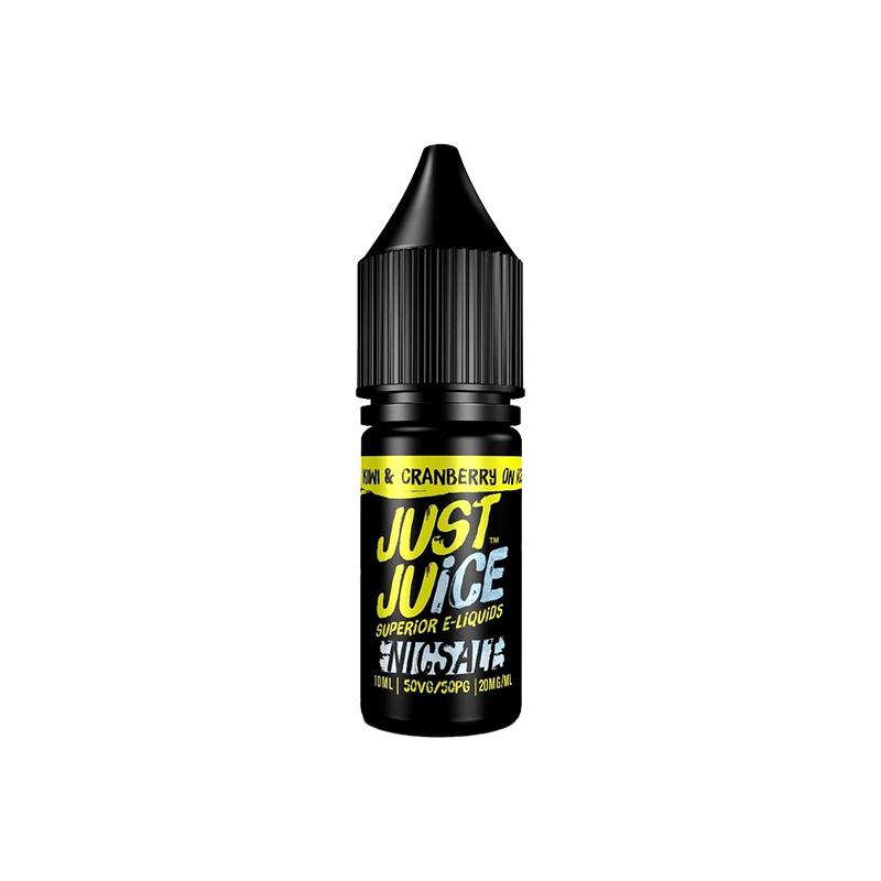 Just Juice Kiwi & Cranberry on Ice Nic Salt - 10ml