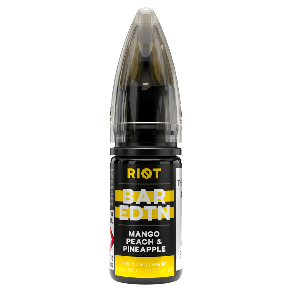 Mango Peach Pineapple Riot Bar EDTN Nic Salt 10ml