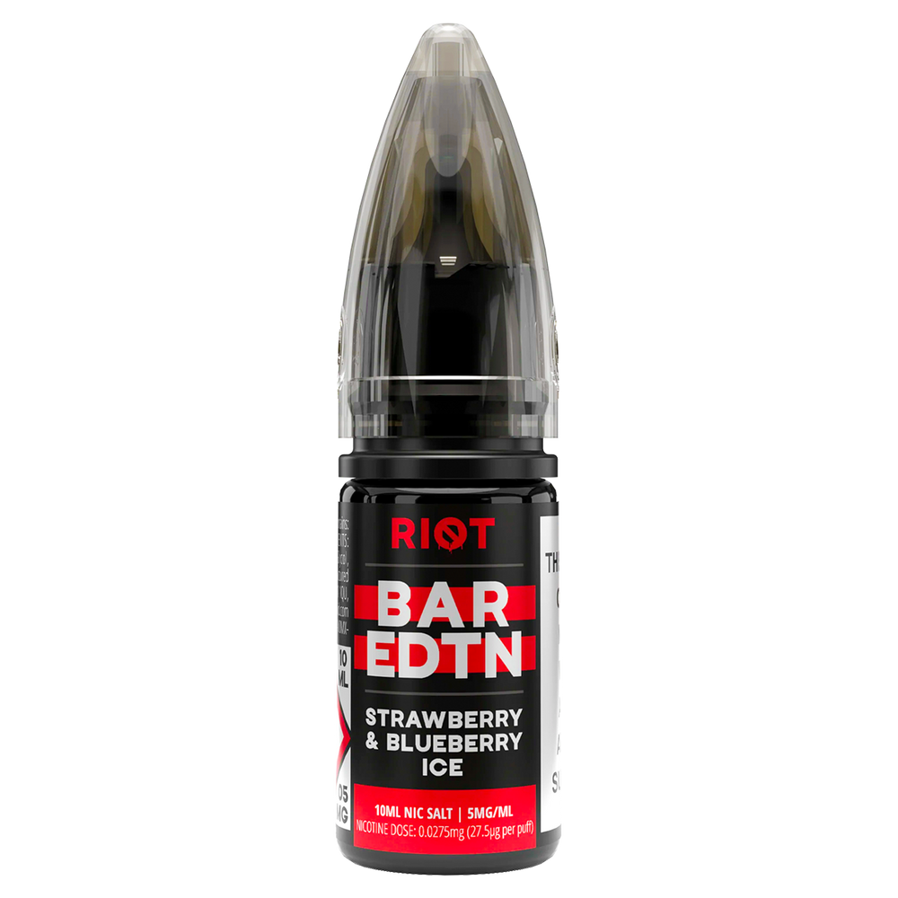 Strawberry Blueberry Ice Riot Bar EDTN Nic Salt 10ml