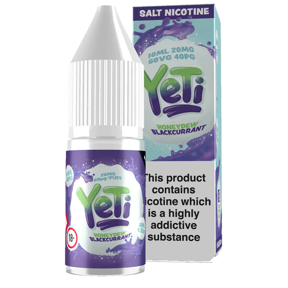 Honeydew Blackcurrant Nic Salt by Yeti Salts